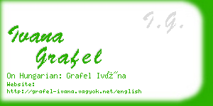 ivana grafel business card